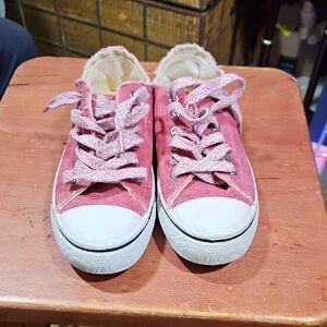 Maurices Pink Casual Sneakers